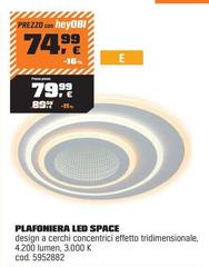 Plafoniera Led Space