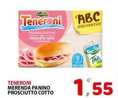 Teneroni - Merenda Panino Prosciutto Cotto