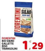 Fiorentini - Bio Si&No Gallette Riso Triangolini