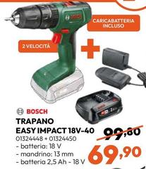 Bosch - Trapano Easy Impact 18V-40