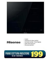 Hisense - Piano Cottura Induzione 60cm - HI6401BSCE