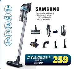 Samsung - Scopa Ricaricabile JE 75B Pet VS20B75AGR1