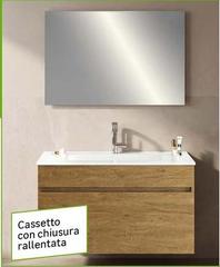 Mobile Da Bagno Sospeso Bogotà Finitura Rovere Naturale
