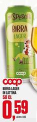 Coop - Birra Lager In Lattina