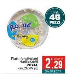 Royal - Piatti Fondi/piani Riutilizzabili