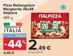 Italpizza - Pizza Rettangolare Margherita 26x38