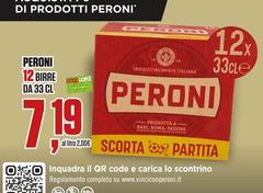 Peroni - 12 Birre Da 33 Cl