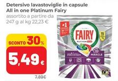 Fairy - Detersivo Lavastoviglie In Capsule All In One Platinum