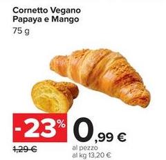Papaya! - Cornetto Vegano Papaya E Mango