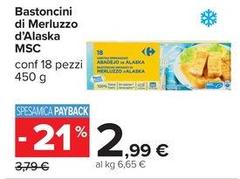 Bastoncini Di Merluzzo D'Alaska Msc