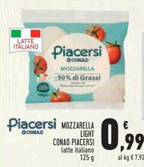 Conad - Mozzarella Light Piacersi