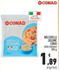 Conad - Mozzarella Julienne