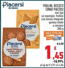 Conad - Frollini, Biscotti Piacersi