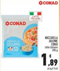 Conad - Mozzarella Julienne