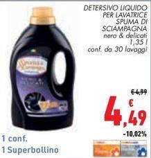 Spuma di Sciampagna - Detersivo Liquido Per Lavatrice