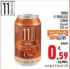 Conad - Birra 11 Paralleli
