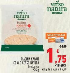 Conad - Piadina Kamut Verso Natura