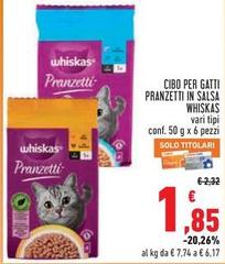 Whiskas - Cibo Per Gatti Pranzetti In Salsa