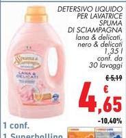 Spuma di Sciampagna - Detersivo Liquido Per Lavatrice