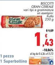 Gran cereale - Biscotti
