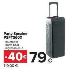 Sony - Party Speaker PSPTS600