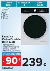 Daya - Lavatrice Carica Frontale A-20