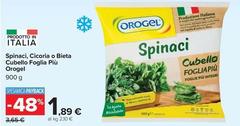 Orogel - Spinaci, Cicoria O Bieta Cubello Foglia Più