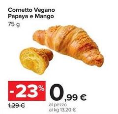Papaya! - Cornetto Vegano Papaya E Mango