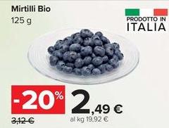 Bio - Mirtilli