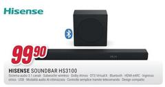 Hisense - Soundbar HS3100