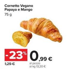 Papaya! - Cornetto Vegano Papaya E Mango