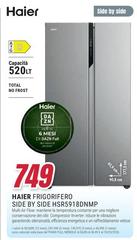 Haier - Frigorifero Side By Side HSR5918DNMP