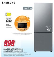 Samsung - Frigorifero Combinato RB53DG703D