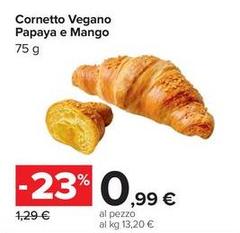 Papaya! - Cornetto Vegano Papaya E Mango
