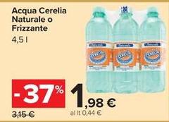 Cerelia - Acqua Naturale O Frizzante