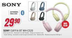 Sony - Cuffia BT WH-C520