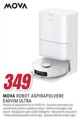 Mova - Robot Aspirapolvere E40VIM Ultra