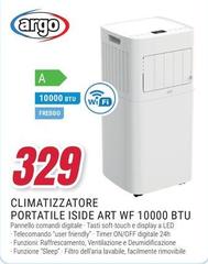 Argo - Climatizzatore Portatile Iside Art WF 10000 Btu
