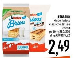 Ferrero - Kinder Brioss Classiche
