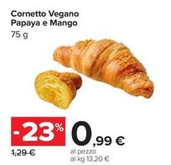 Papaya! - Cornetto Vegano Papaya E Mango