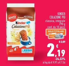 Kinder - Colazione Più