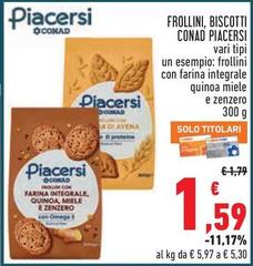 Conad - Frollini, Biscotti Piacersi