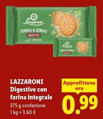 Lazzaroni - Digestive Con Farina Integrale