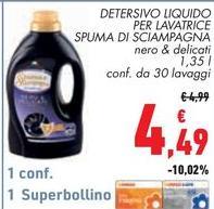 Spuma di Sciampagna - Detersivo Liquido Per Lavatrice