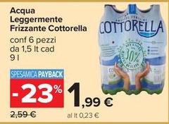 Cottorella - Acqua Leggermente Frizzante
