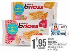 Ferrero - Brioss Albicocca E Cereali/ Ciliegie E Cereali