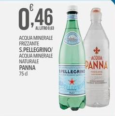 Acqua panna - Acqua Minerale Frizzante S.Pellegrino/Acqua Minerale Naturale