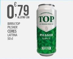 Pilsner - Birra Top  Ceres