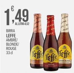 Leffe - Birra Ambre/ Blonde/ Rouge