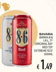 Bavaria - Birra 8.6 I.P.L. 7° Original 8,6° Extreme 10,5°